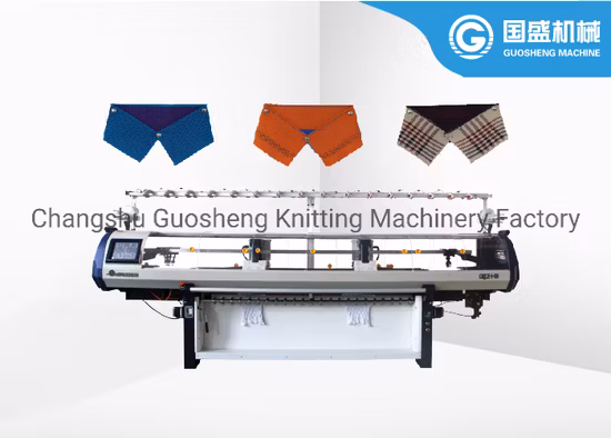 Máquina para hacer punto de cuello de camisa polo