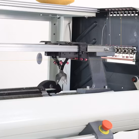 Máquina para hacer punto del puño del cuello del suéter de las lanas del ordenador del solo sistema